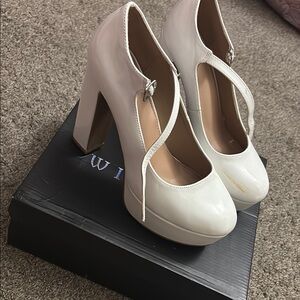 Elegant White Women's Heels